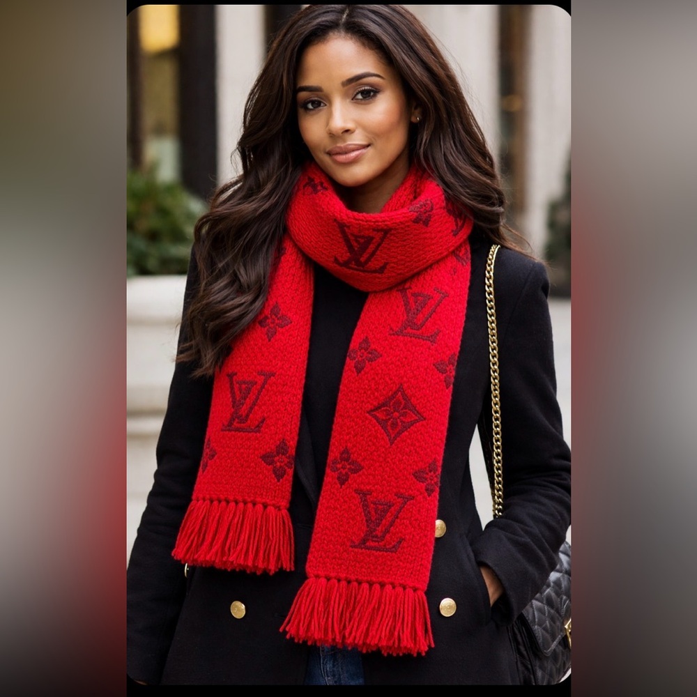 Louis Vuitton Scarlet Monogram Wrap